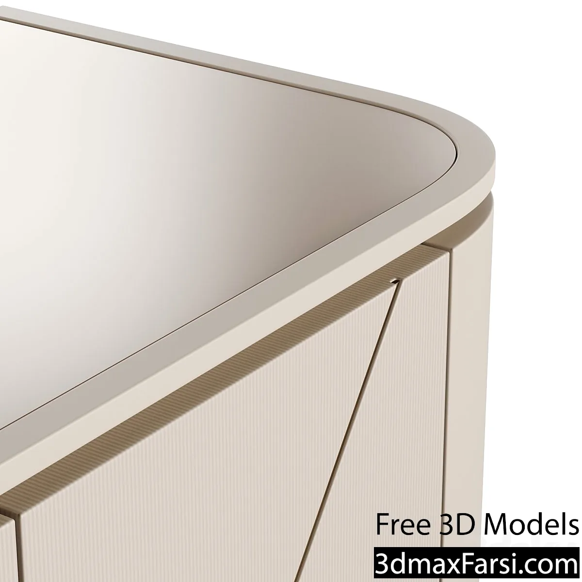 3dsky – Fendi ANTIUS Low Cabinet Lacquer