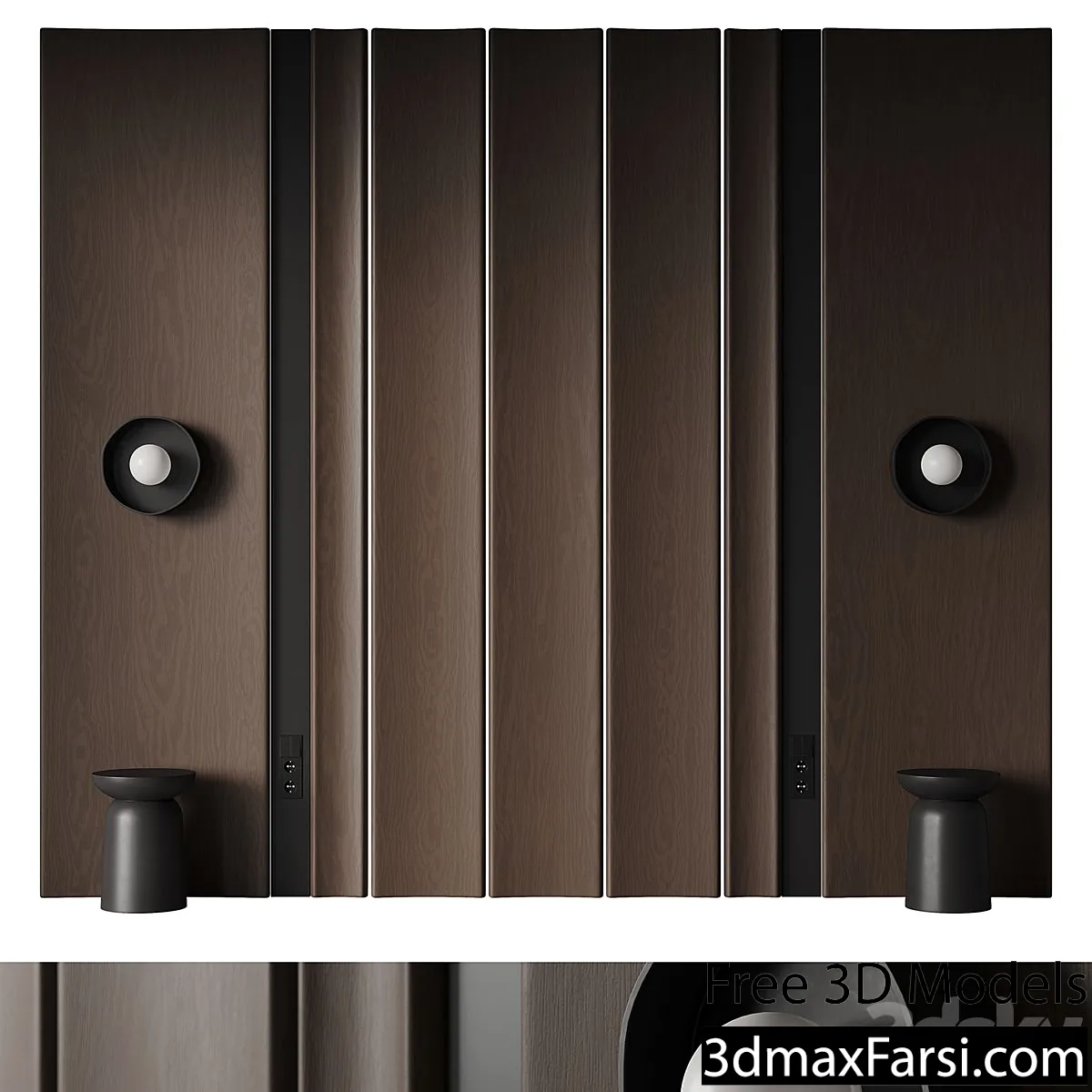 3dsky – Headboard #2 3d models download