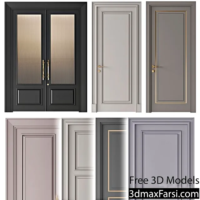 3dsky – Interior Doors 011 (classic style) 3d models download