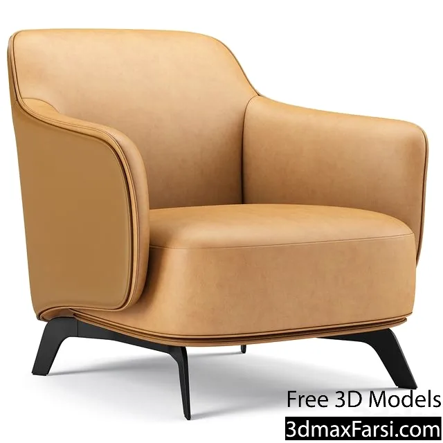 3dsky – Kaori Poliform Armchair 3d models free