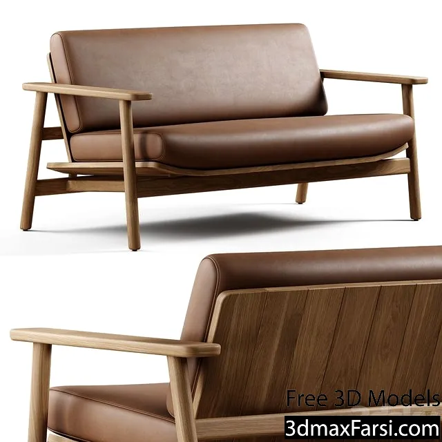 3dsky – Kettal – Riva, 2 Seater Sofa 3d models download
