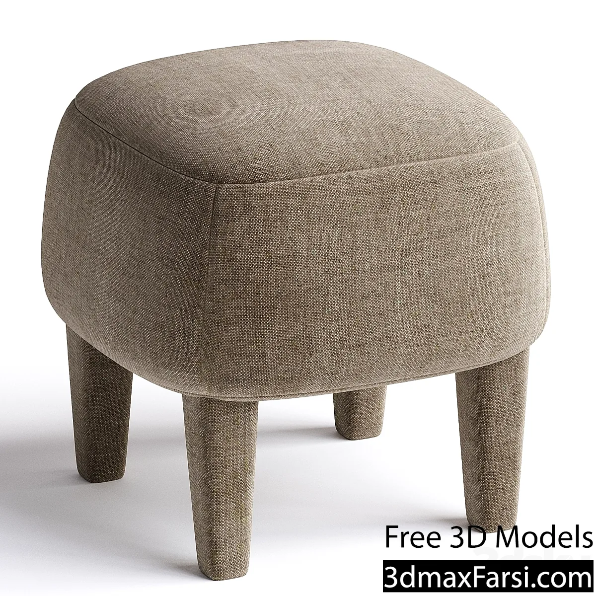 3dsky – MINI Fabric pouf By Gianfranco Ferré Home 3d download