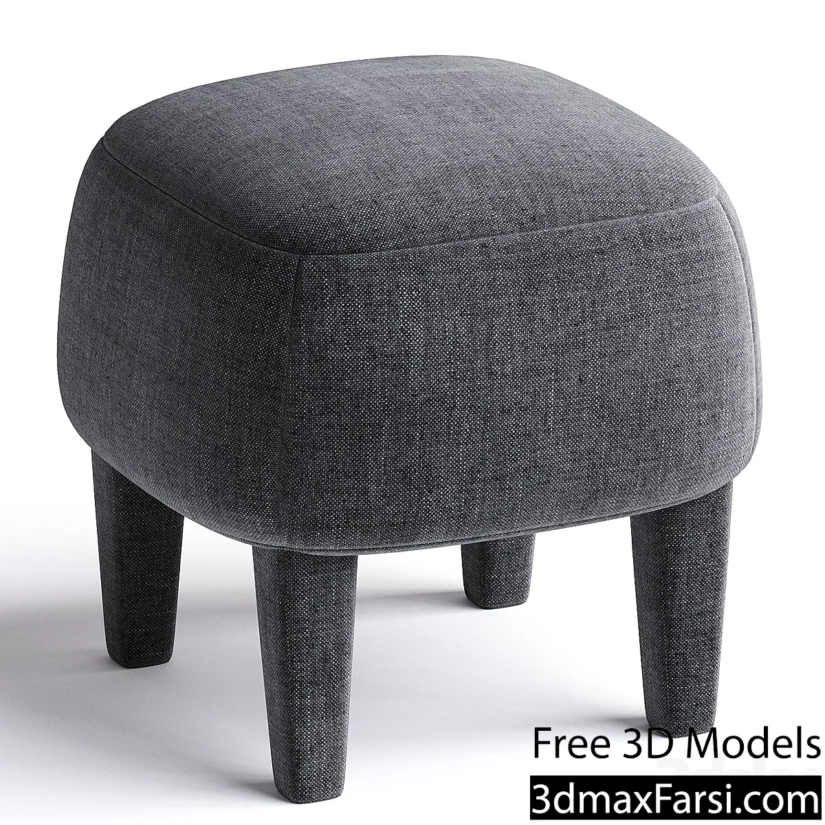 3dsky – MINI Fabric pouf By Gianfranco Ferré Home 3d models free