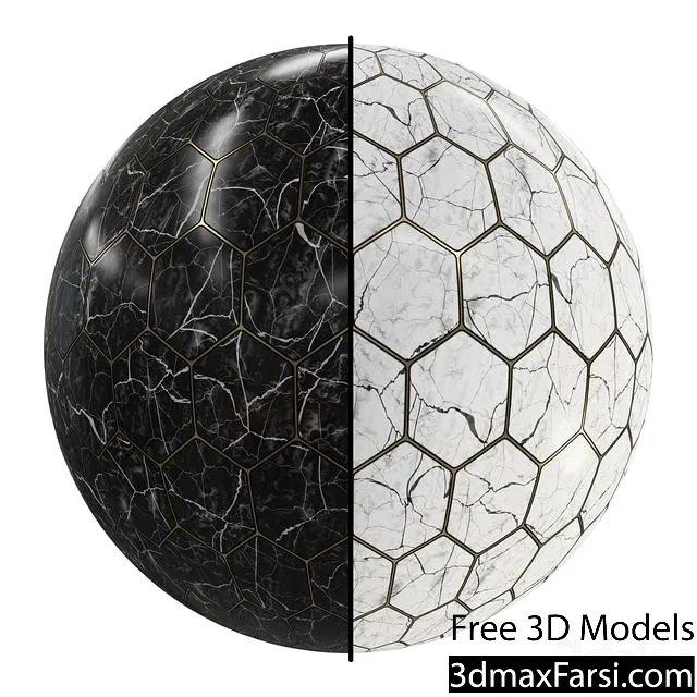 3dsky – Marble Floor Tile Stone FB1 4K 3d models download