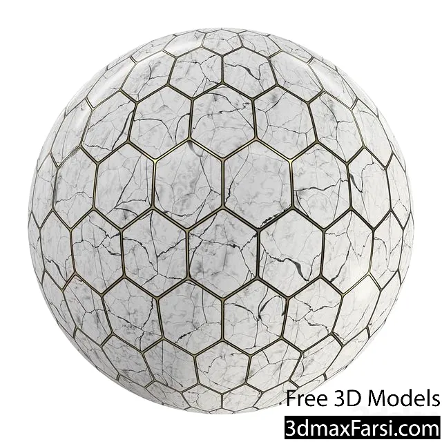 3dsky – Marble Floor Tile Stone FB1 4K 3d models free