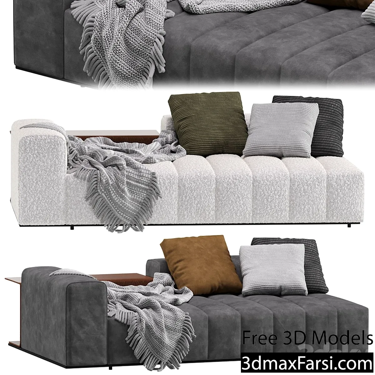3dsky – Minotti Goodman Modular Sofa 05 3d models download