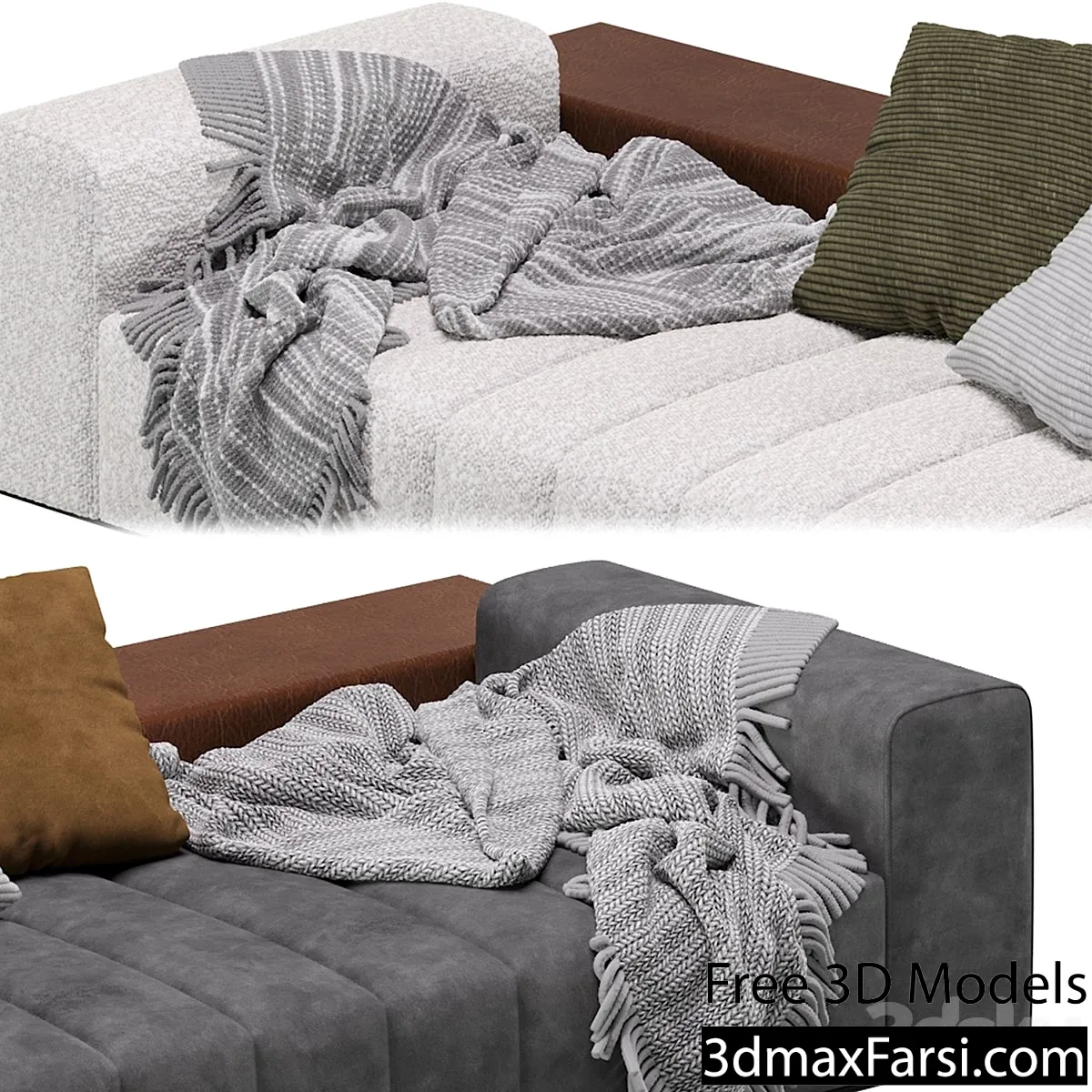 3dsky – Minotti Goodman Modular Sofa 05 3d models free