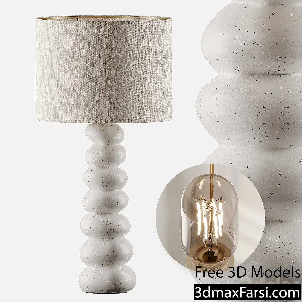 3dsky – Neko Table Lamp From Antropology 3d models free