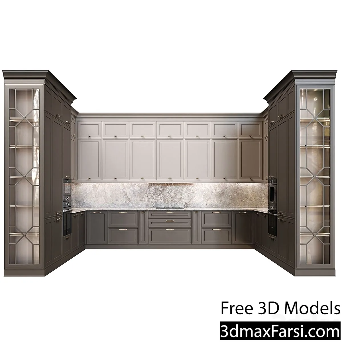 3dsky – Neoclassical kitchen 16 3d models download