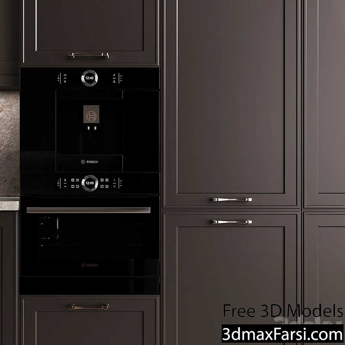 3dsky – Neoclassical kitchen 16 3d models free