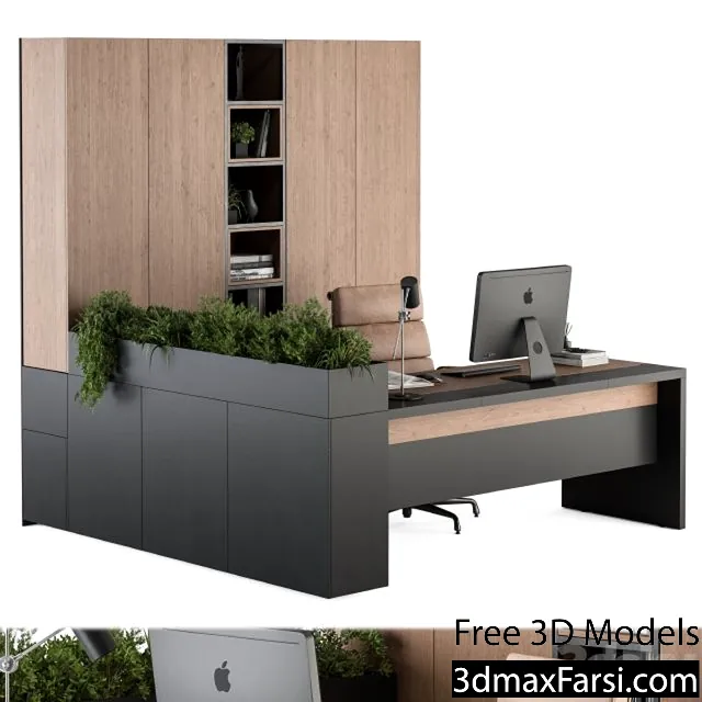 3dsky – Office Furniture L Type Wardrobe Manager Set 32 3d models free