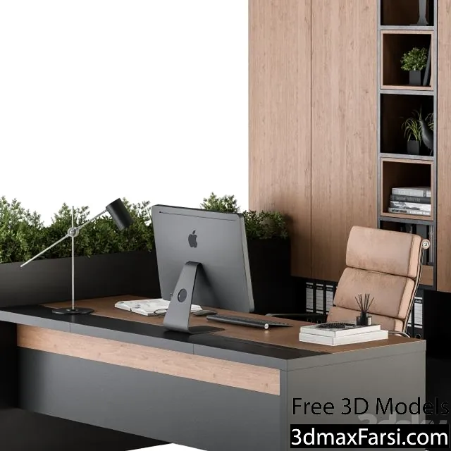 3dsky – Office Furniture L Type Wardrobe Manager Set 32 3d models free