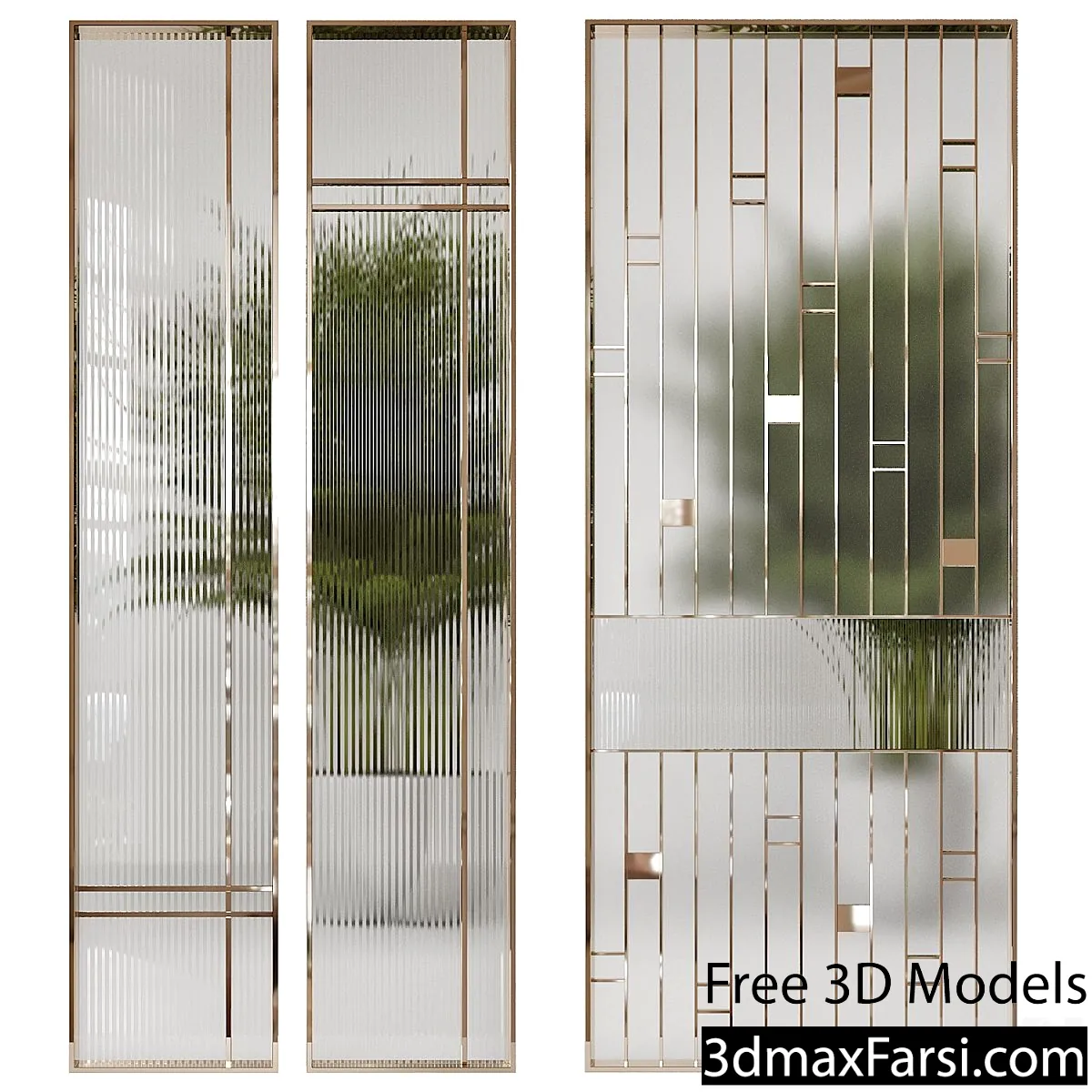 3dsky – Partition 8 rectangular 3d models download