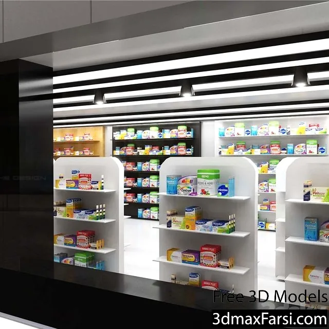3dsky – Pharmacy 3d models download free