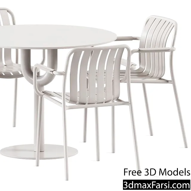Piper Pedestal Table By Design By Them And Trocadero Armchair Talenti