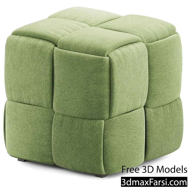 3dsky – Pouf CLAUM from Divan ru 3d models download green