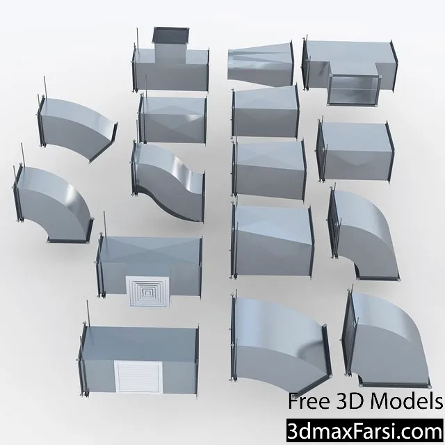 3dsky – Rectangular ventilation 3d models download
