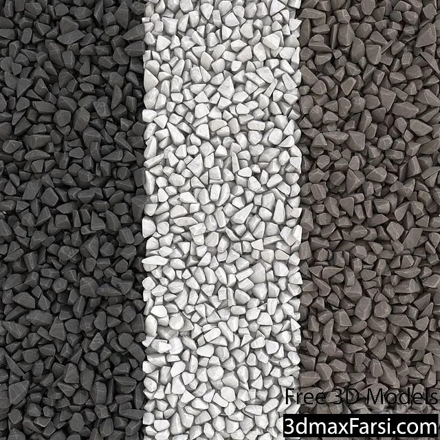 3dsky – Rock Brown White Black Stone N1 Rock Brown White Black Stone 3d models free