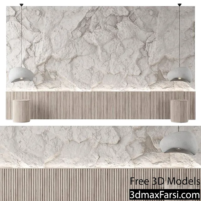 3dsky – Rock Headboard Of The Bed 3d models download