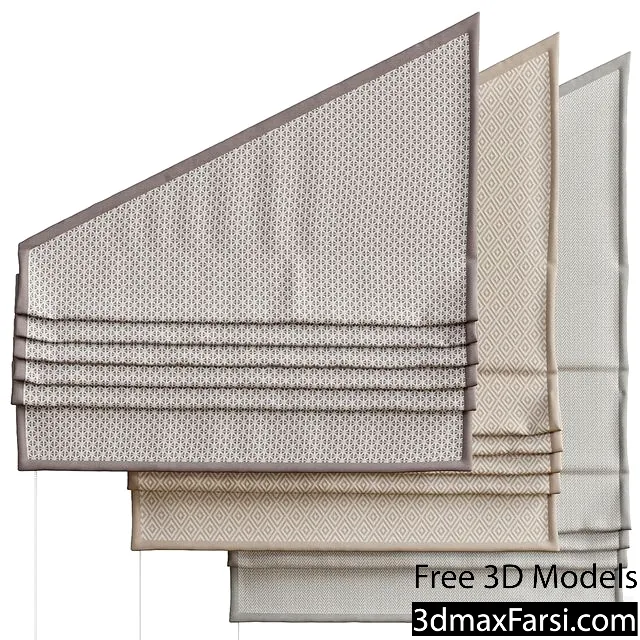 3dsky – Roman Blind For Skylight 2 3d models free