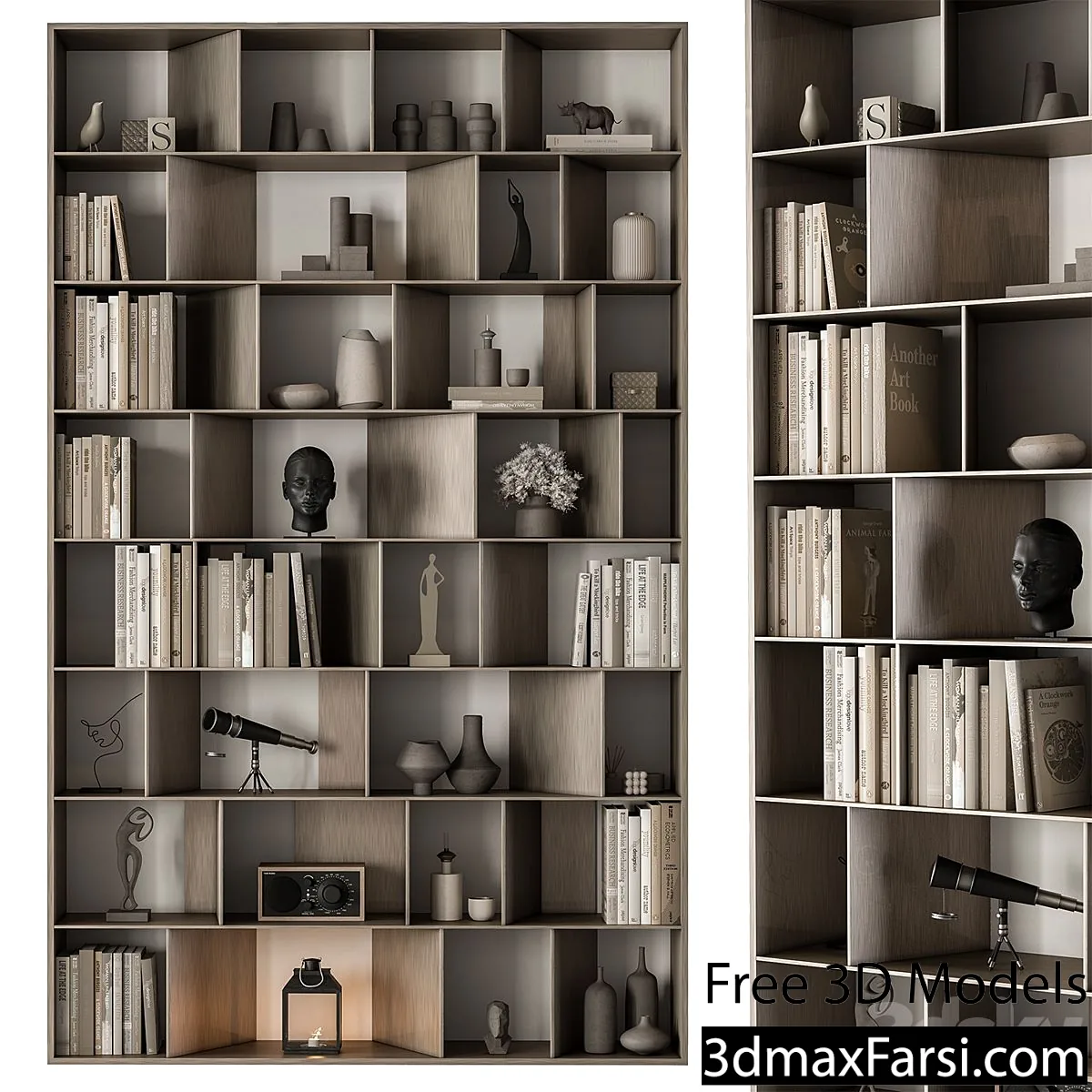 3dsky – Shelves Decorative - Rack Set 14 3d models download