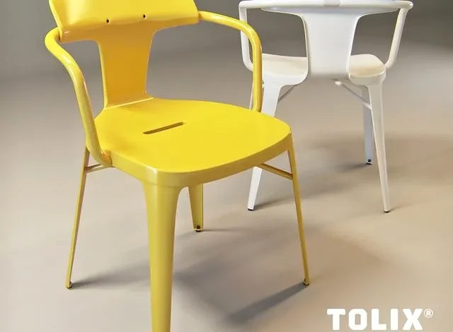 3dsky – Tolix t14 stainless steel 3d models download free