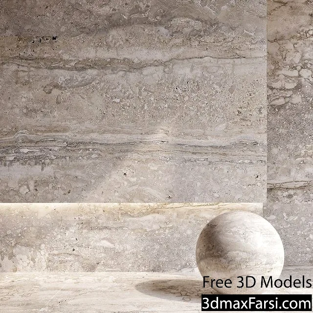 3dsky – Travertin Stone 3d models download