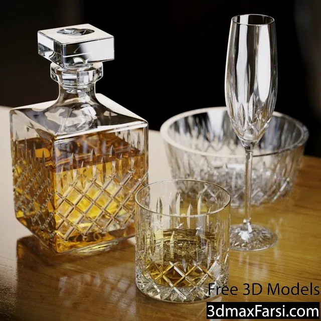 3dsky – Whiskey Set 3d models download