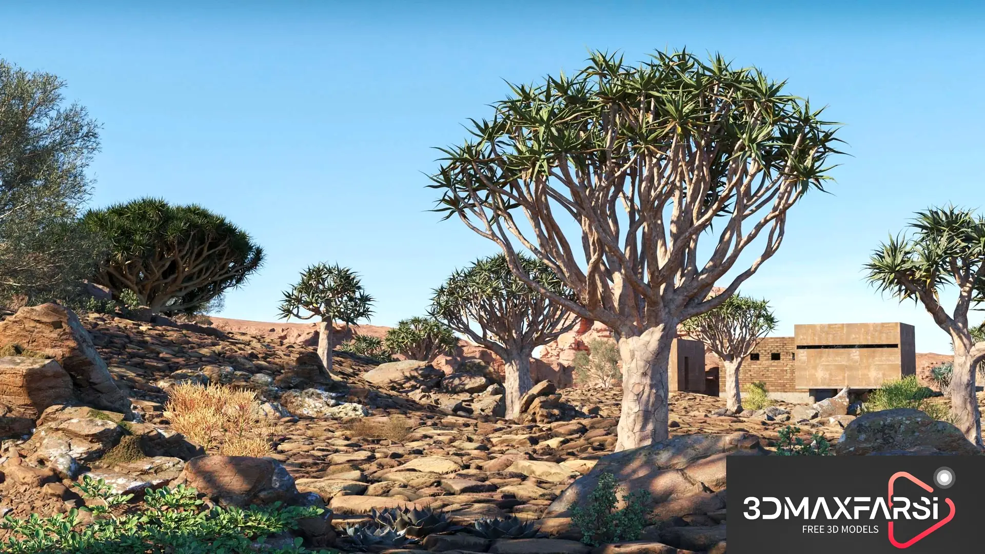 Maxtree – Plant Models Vol 73: 3D plant models