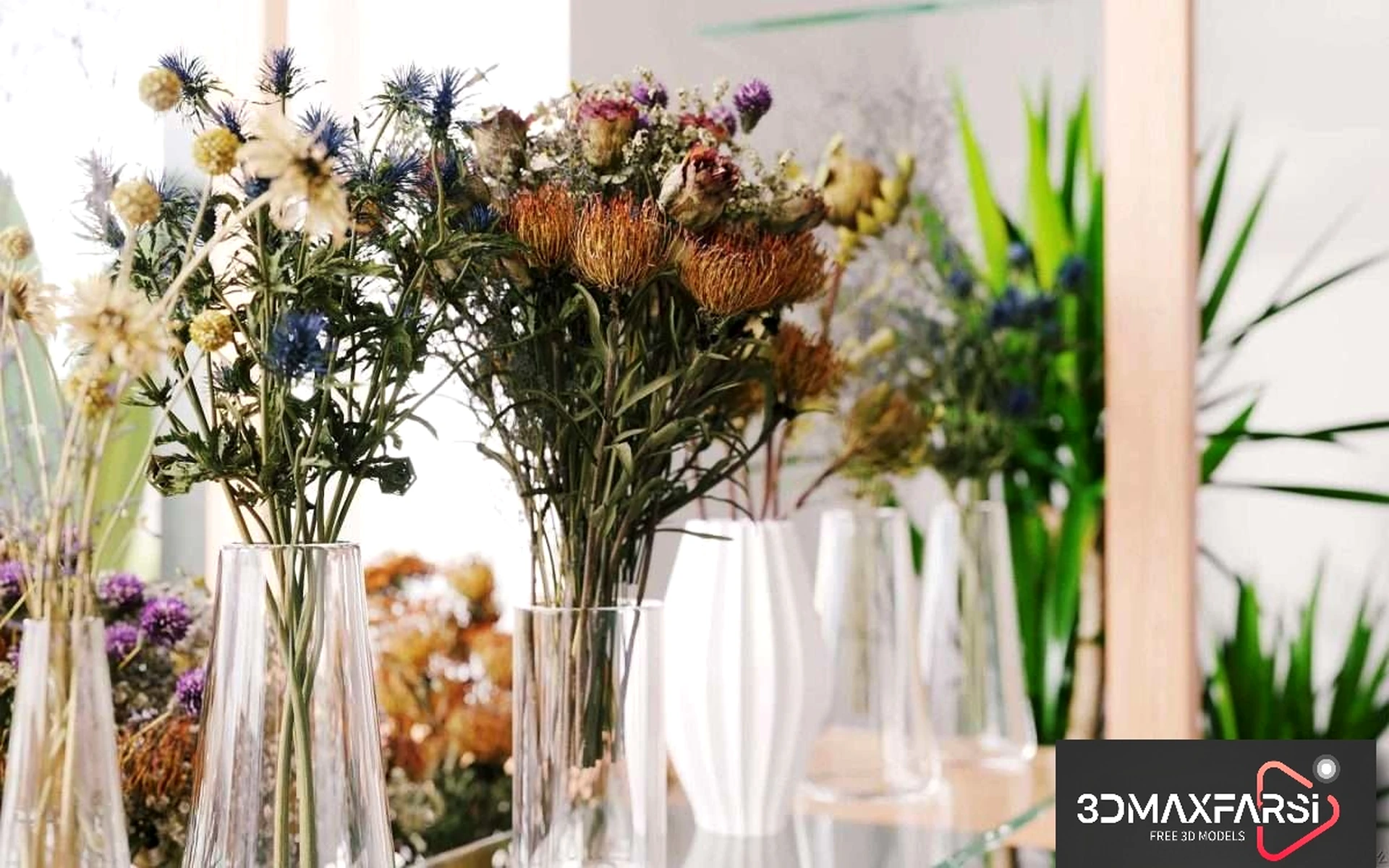 Maxtree – Plant Models Vol 53: 3D dried flower