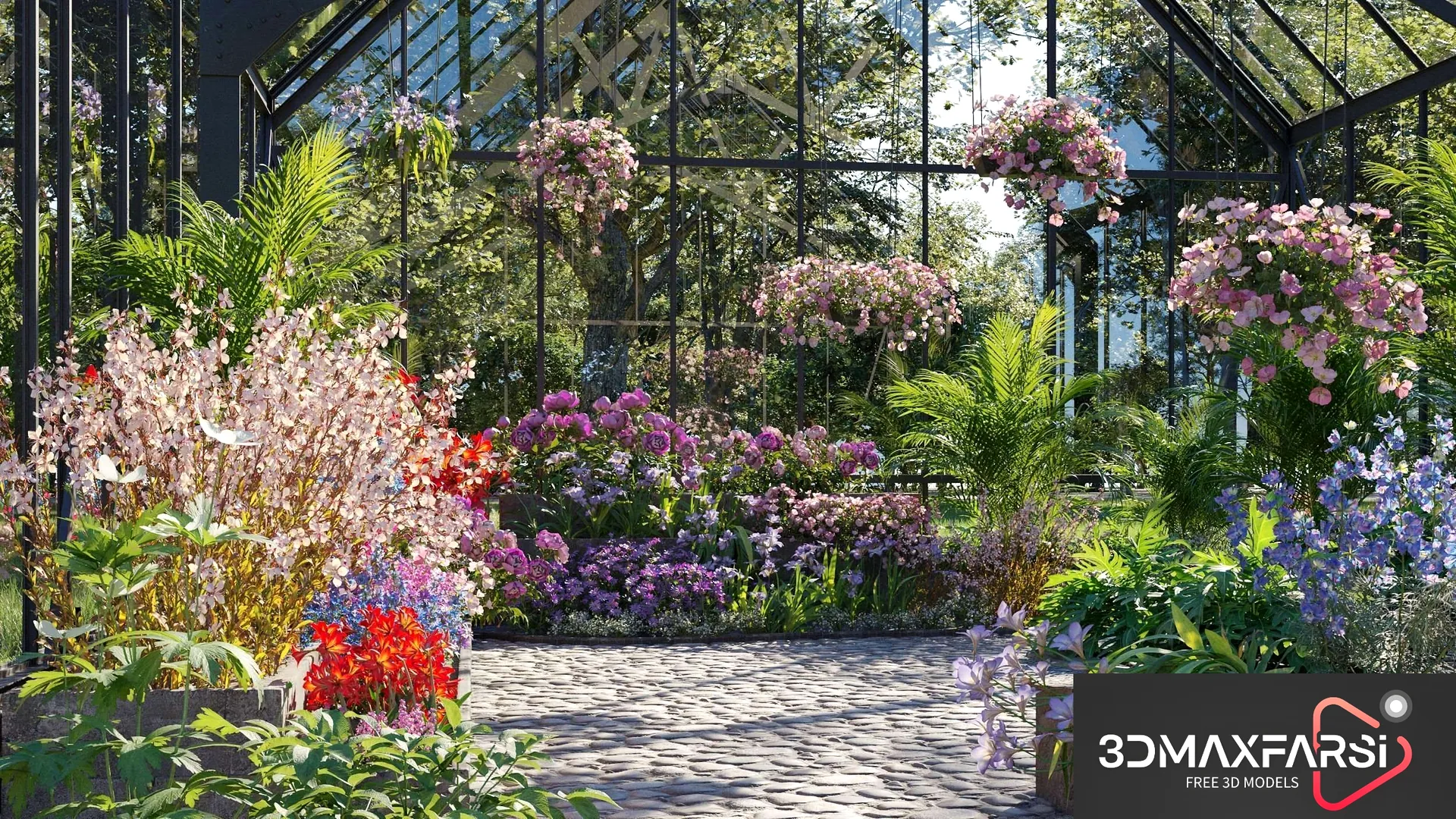 Maxtree – Plant Models Vol 64: 3D flower models