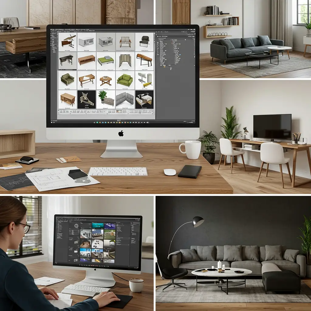 Downloadable 3D Furniture Models 1 Downloadable 3D Furniture Models: The Ultimate Guide for Designers & Hobbyists