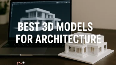 Download high-quality 3D models for architecture