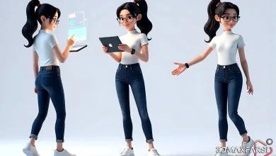 High-Quality 3D Character Models