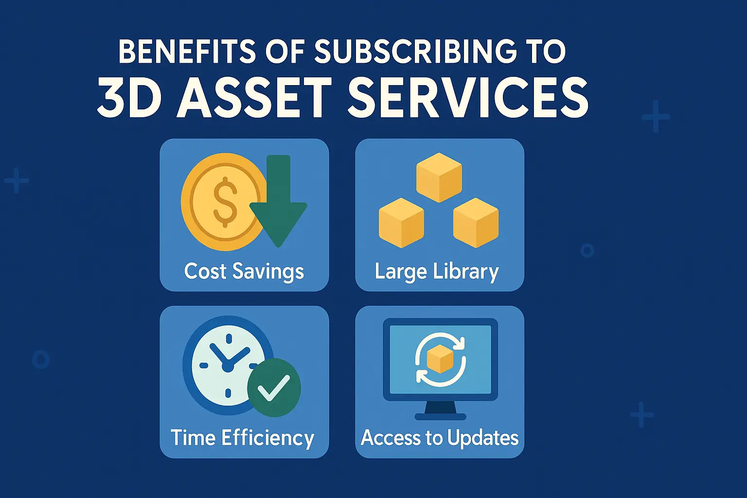 Benefits of subscribing to 3D asset services