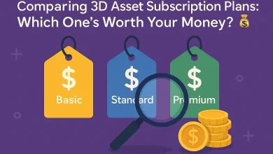 Best 3D asset marketplaces for professionals