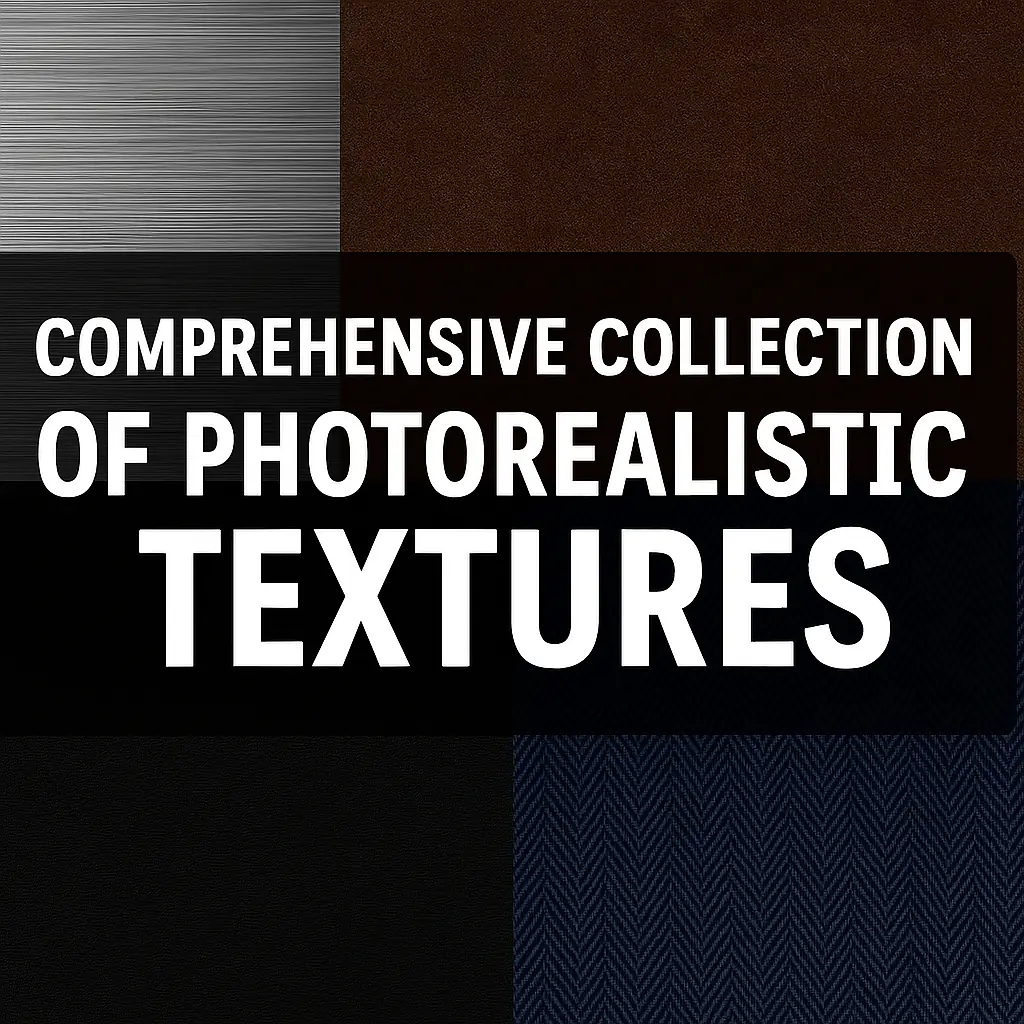 Comprehensive collection of photorealistic textures