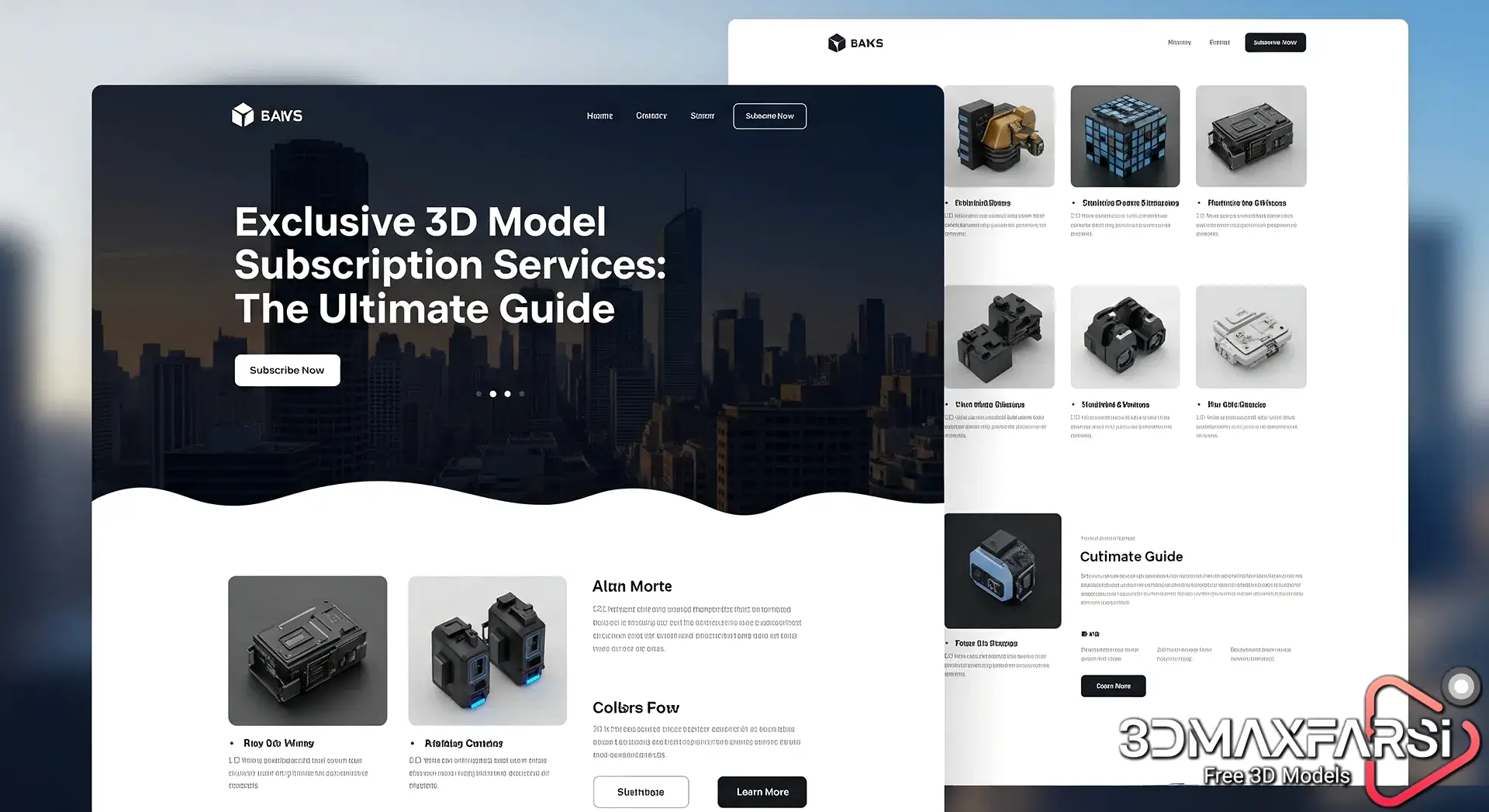 Exclusive 3D model bundles for subscribers 1 Exclusive 3D Model Subscription Services: The Ultimate Guide (2024)