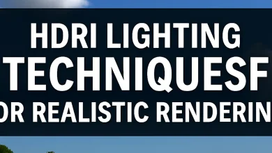 HDRI lighting techniques for realistic rendering