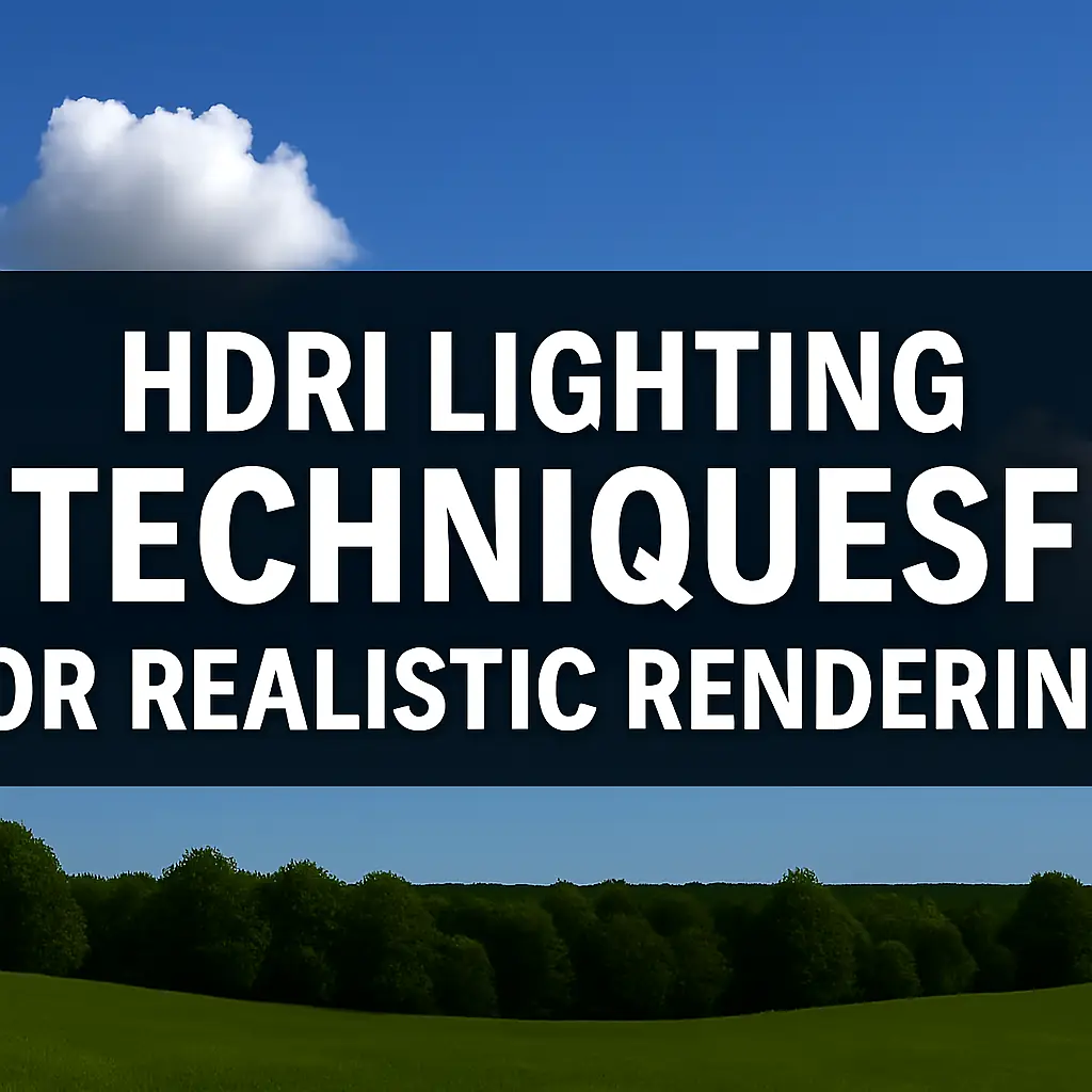 HDRI lighting techniques for realistic rendering 1 HDRI lighting techniques for realistic rendering