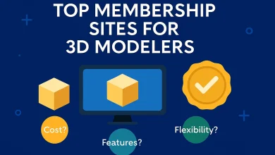 Top membership sites for 3D modelers
