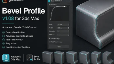 Gumroad – Bevel Profile v1.08 for 3ds Max free download