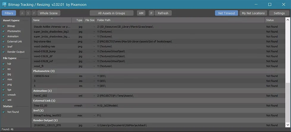 Bitmap Tracking Resizing v2.05.02 for 3ds Max download
