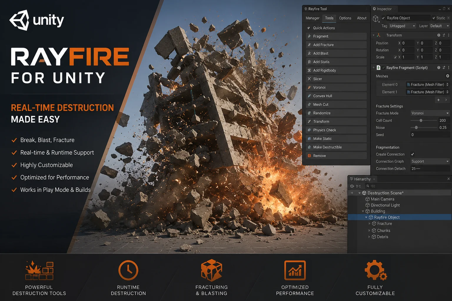 Unity – RayFire for Unity v1.86 free download