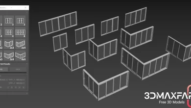 Sliding / Stacking Door Generator v2.0 for 3ds Max free download