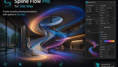 3d-kstudio - Spline Flow Pro v0.9.166.96 for 3ds Max 2 Download 3d-kstudio - Spline Flow Pro v0.9.166.96 for 3ds Max