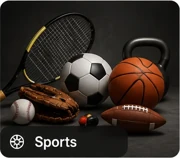 Sports 3d models: Fitness equipment, sports gear and game room assets