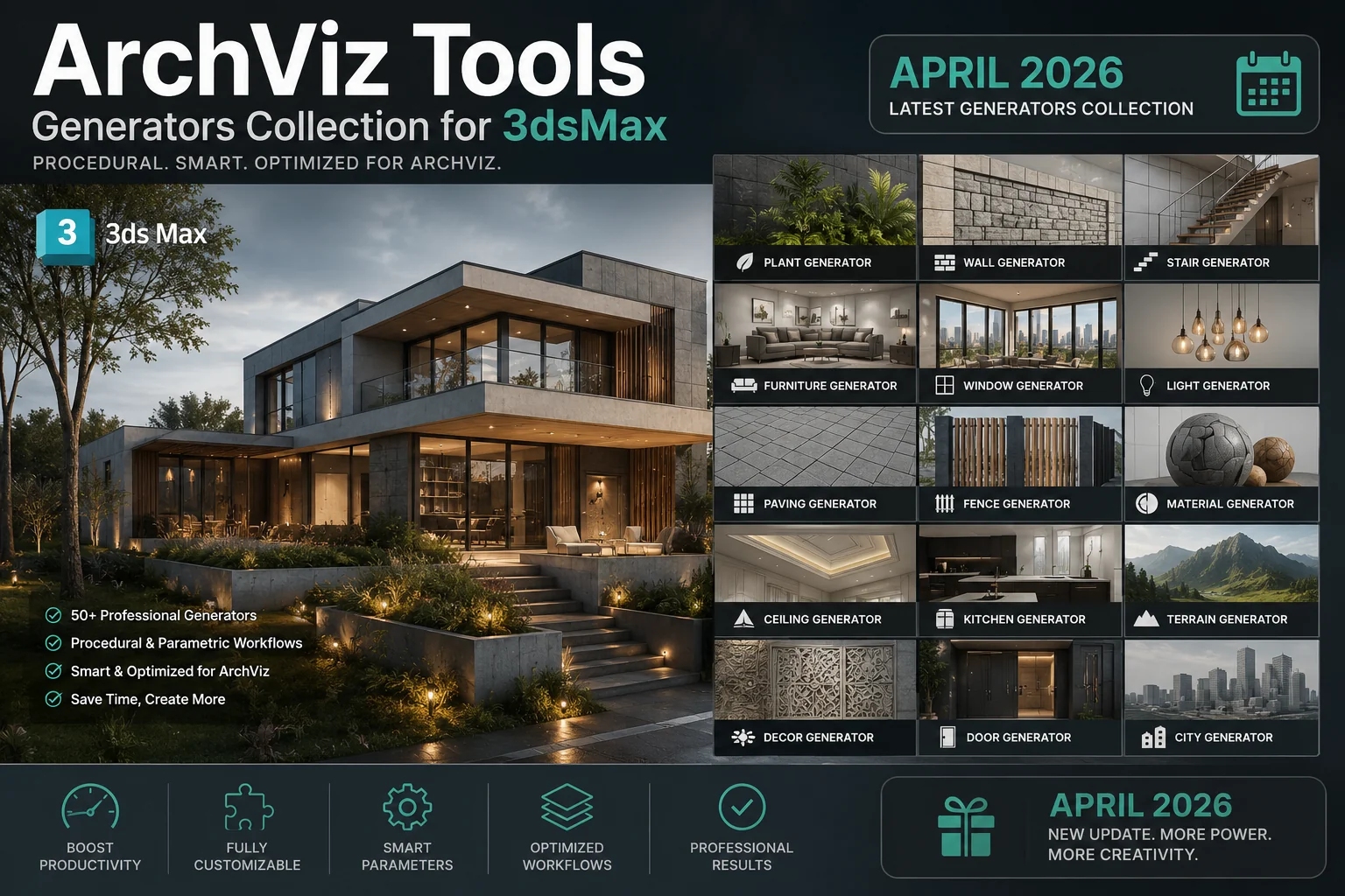 useful tools scripts for 3d architectural visualization download