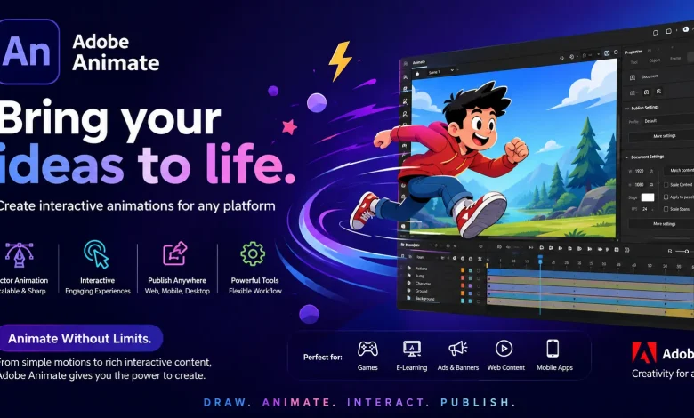 Adobe Animate 2024 v24.0.14.24 Free Download (Win/Mac)