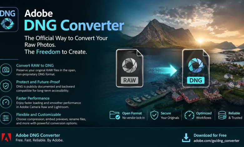 Adobe DNG Converter 18.5.0 Free Download for Win/Mac